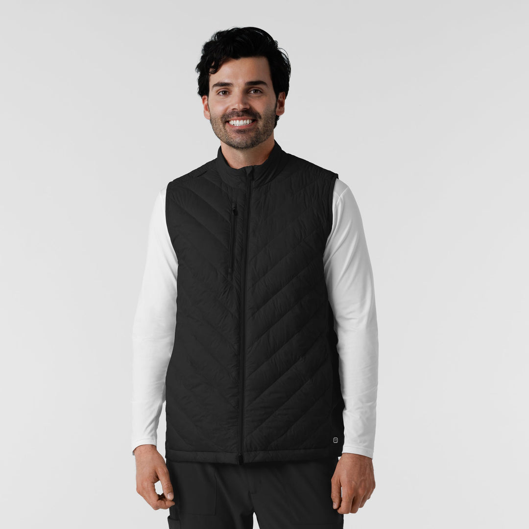 8377 - Mens Wink Quilted Scrub Vest