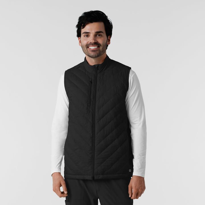 8377 - Mens Wink Quilted Scrub Vest