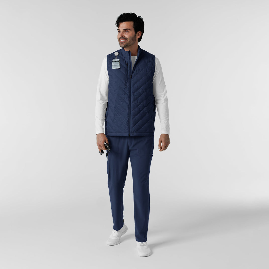 8377 - Mens Wink Quilted Scrub Vest