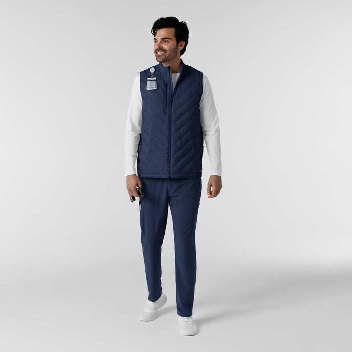 8377 - Mens Wink Quilted Scrub Vest