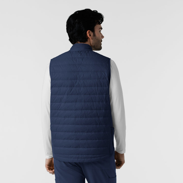 8377 - Mens Wink Quilted Scrub Vest