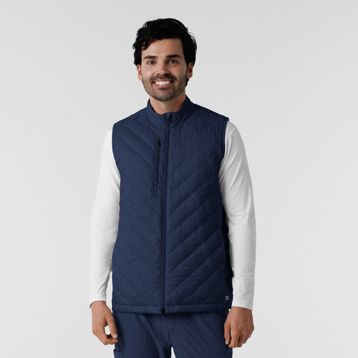 8377 - Mens Wink Quilted Scrub Vest