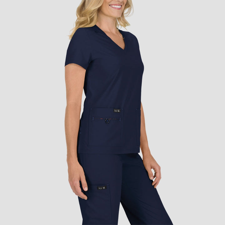 373 - Womens Koi Basics Becca Scrub Top