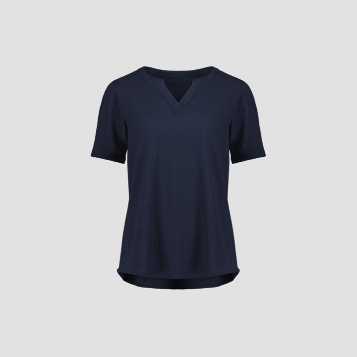 RU568LS - Womens Fashion Biz Ruché Short Sleeve Shirt