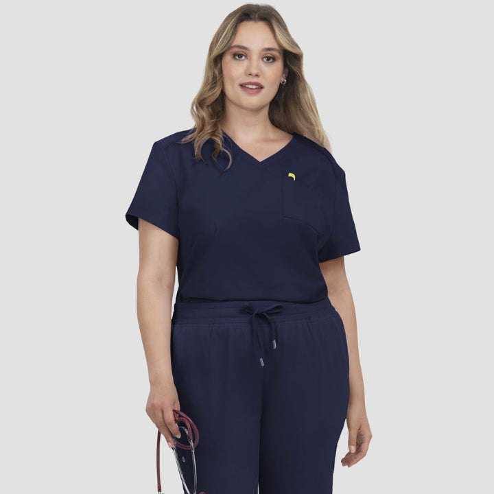 C100 - Womens Koi Cureology Aura Scrub Top
