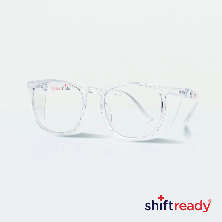 Shift Ready Anti-Fog Safety Glasses for Healthcare Workers - Clear | Medical Grade Eye Protection
