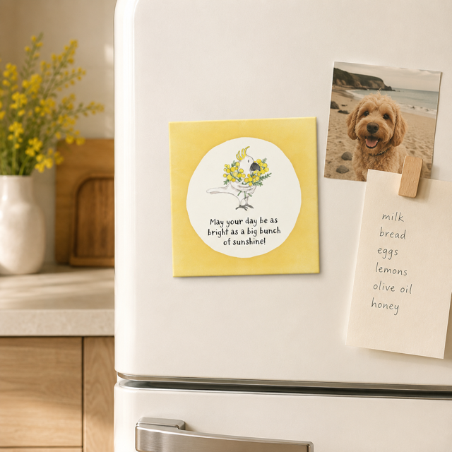 Twigseeds Magnet - May your day be as bright as a big bunch of sunshine!