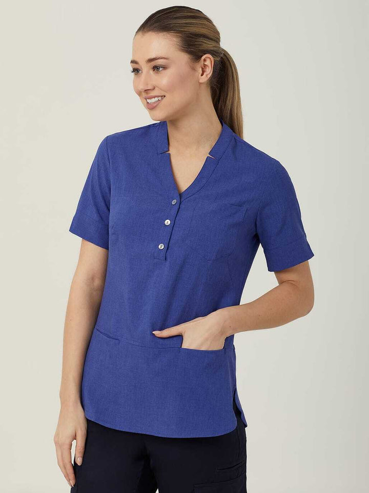 CAT9XQ - Womens NNT Polylin Short Sleeve Tunic