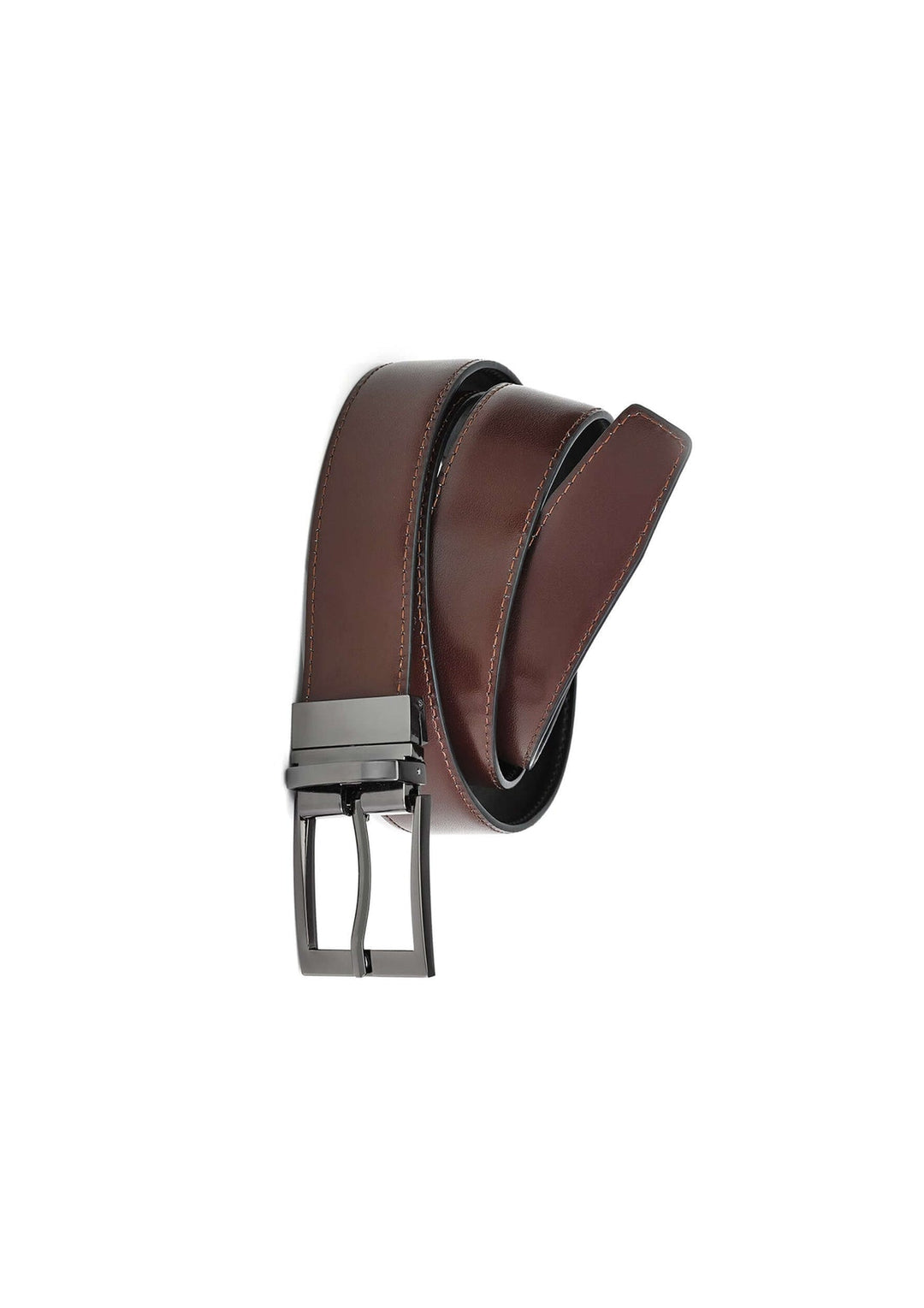 Mens Fashion Biz Corporates Leather Reversible Belt