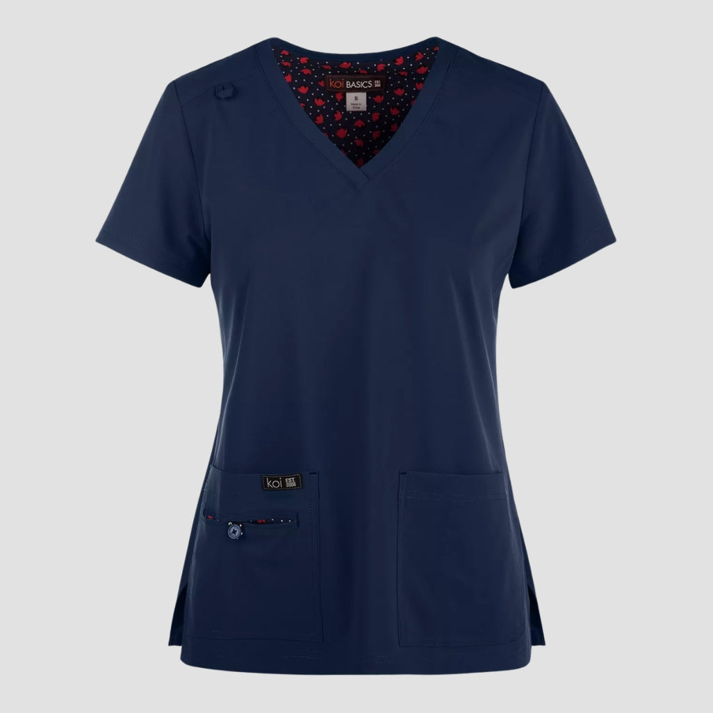 373 - Womens Koi Basics Becca Scrub Top