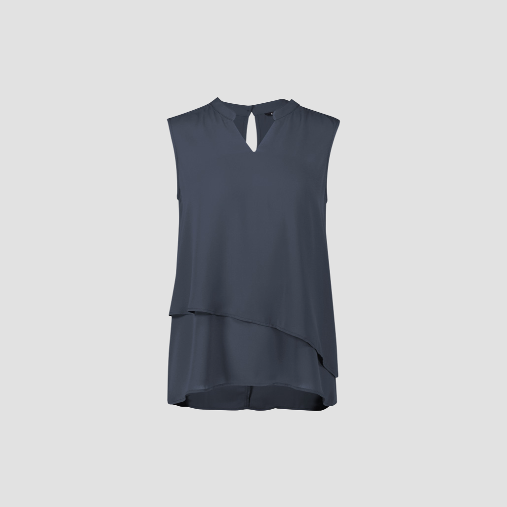 RB260LN - Womens Fashion Biz Seville Sleeveless Layered Blouse