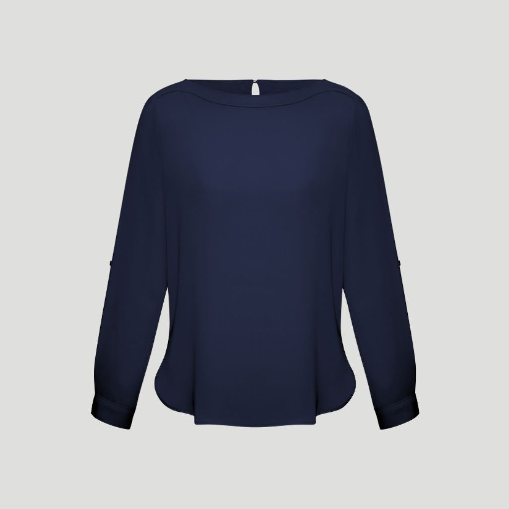 S828LL - Womens Fashion Biz Madison Boat Neck Top