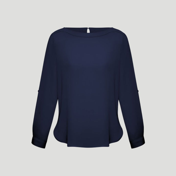 S828LL - Womens Fashion Biz Madison Boat Neck Top