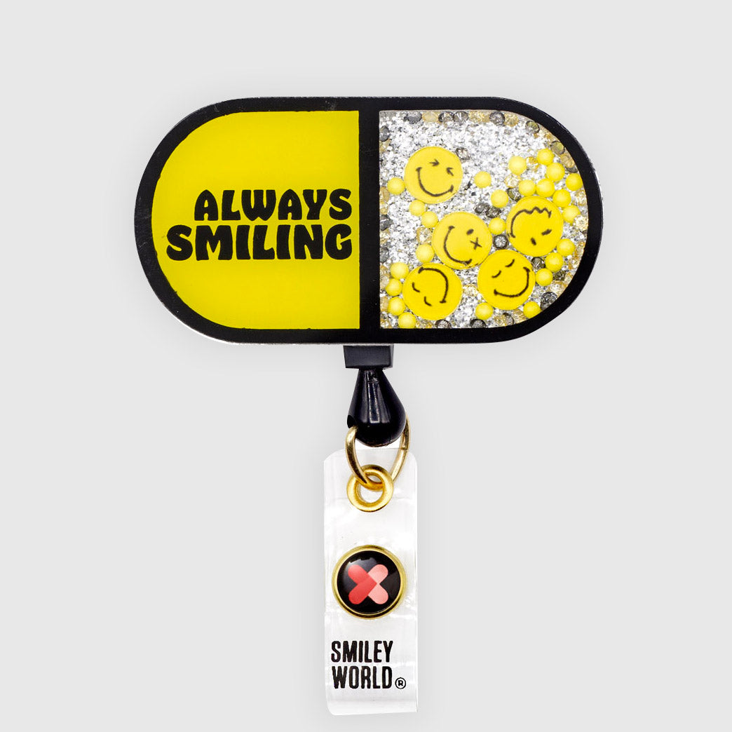 Koi Retractable ID Badge - Always Smiling Pill