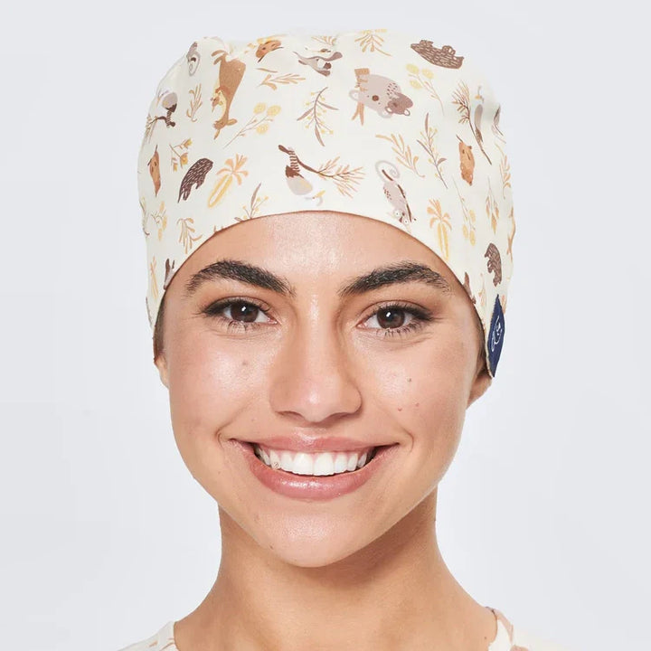 Dr Woof Scrub Cap - Aussie Natives