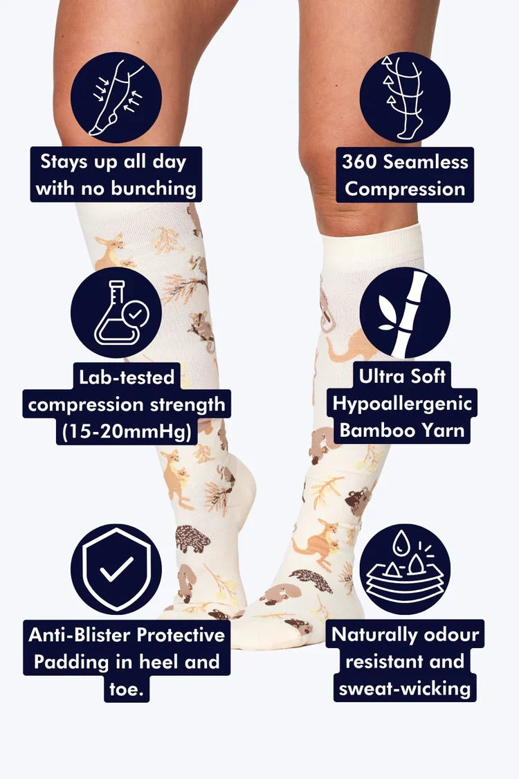 Dr Woof Compression Socks - Aussie Natives