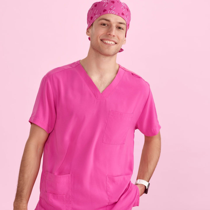 Biz Care Pink Scrub Cap