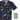 Mens Printed Scrub Top - Space Party - XS
