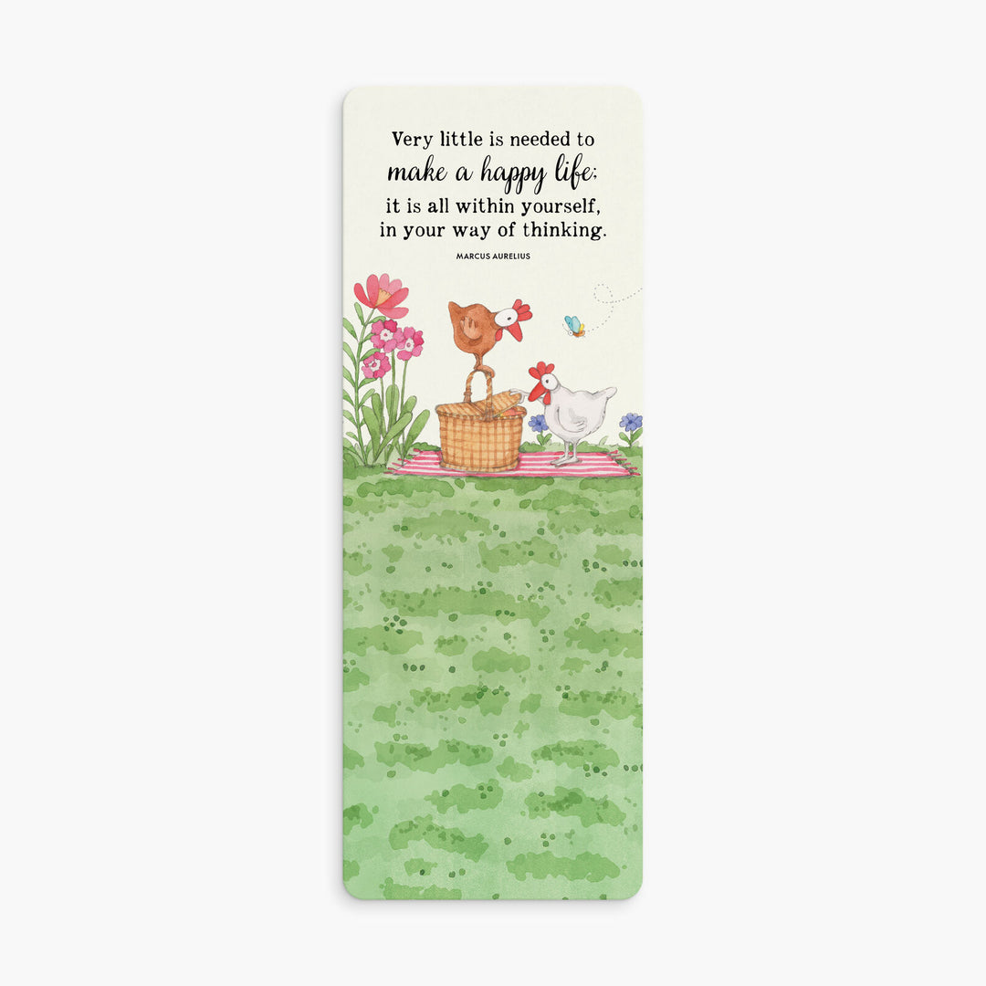 Twigseeds Bookmark  - Very little is needed to make a happy life...