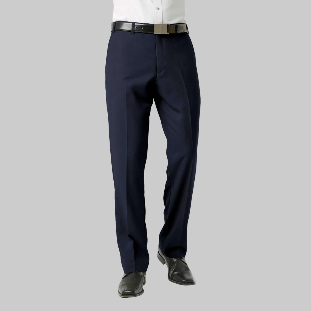 CL958ML - Mens Fashion Biz Comfort Waist Flat Front Pant