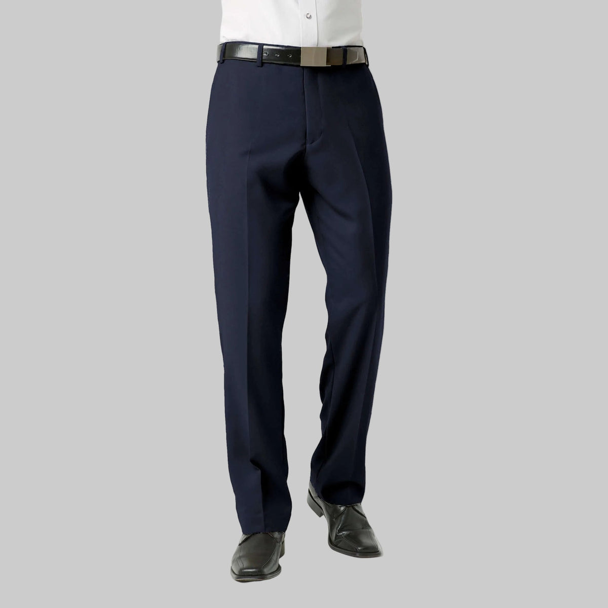 CL958ML - Mens Fashion Biz Comfort Waist Flat Front Pant