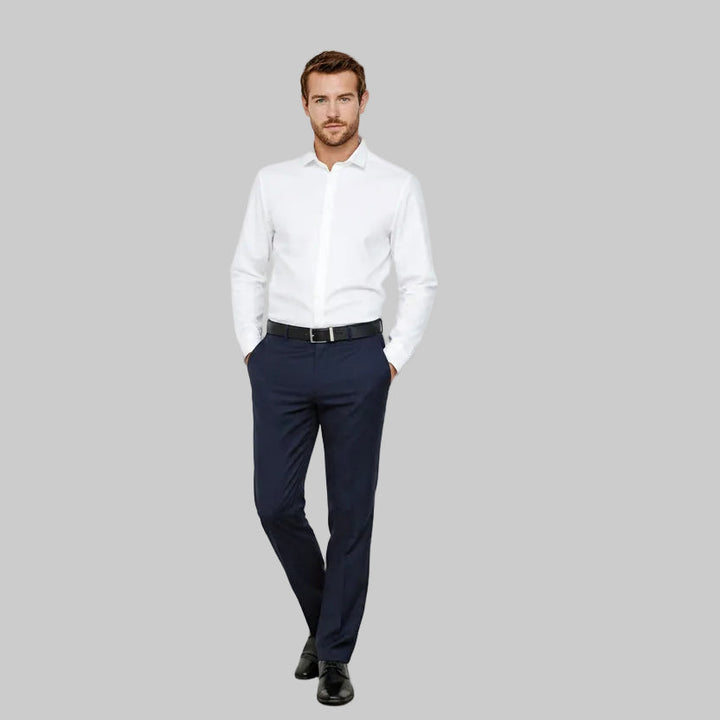 CL958ML - Mens Fashion Biz Comfort Waist Flat Front Pant