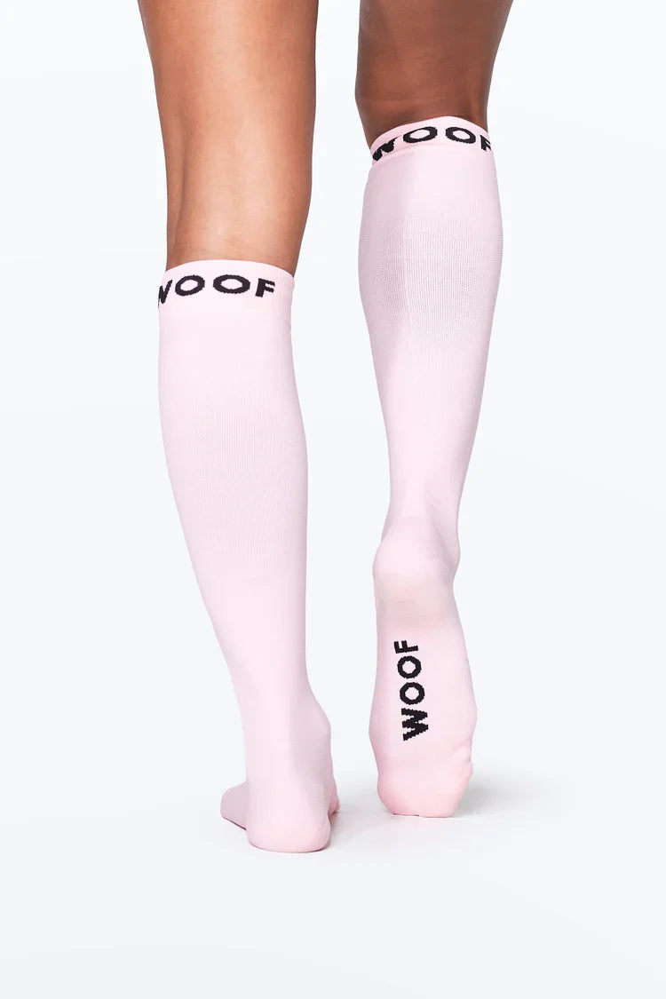 Dr Woof Compression Socks - Baby Pink