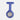 Silicone FOB Watch - Blue/White Polka Dots