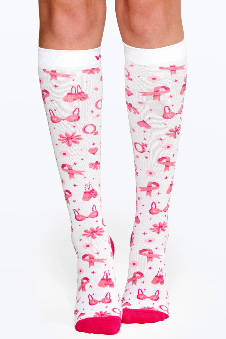 Dr Woof Compression Socks - Breast Cancer
