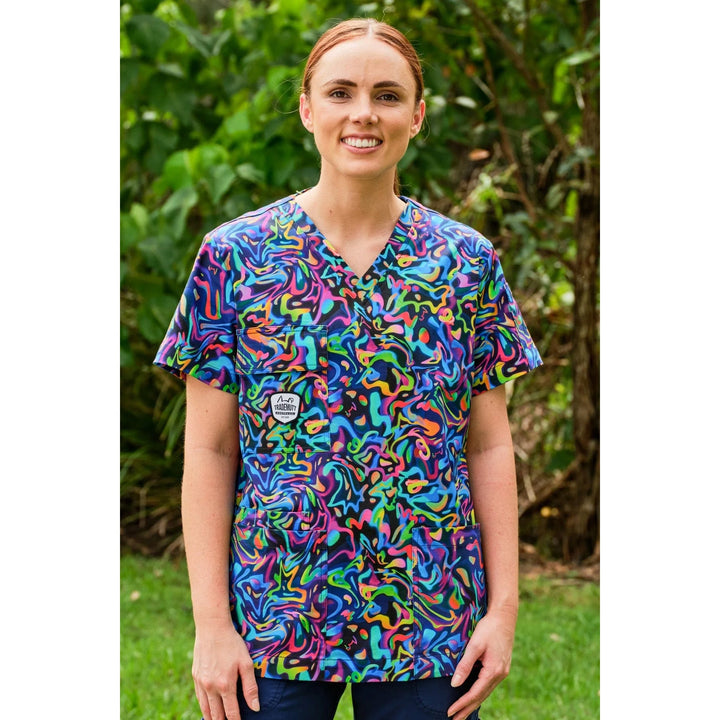 Unisex Trademutt Pearler Scrub Top
