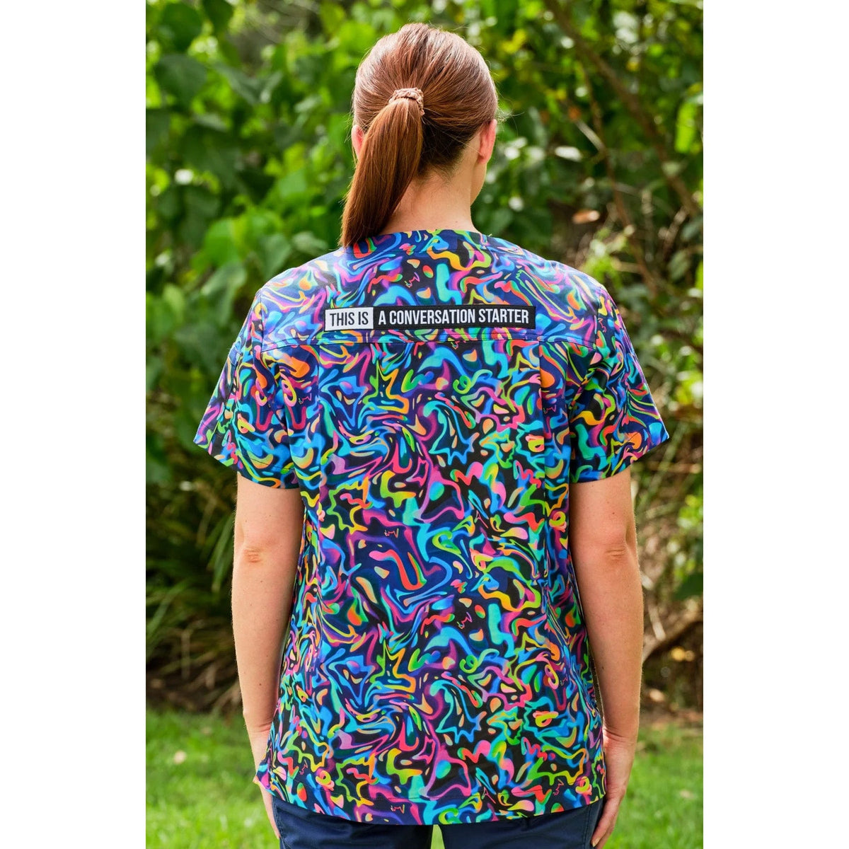 Unisex Trademutt Pearler Scrub Top
