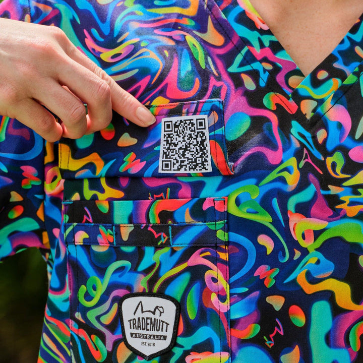 Unisex Trademutt Pearler Scrub Top