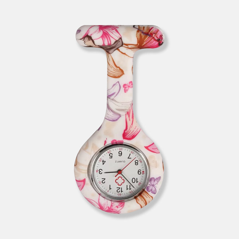 Silicone FOB Watch - Floral