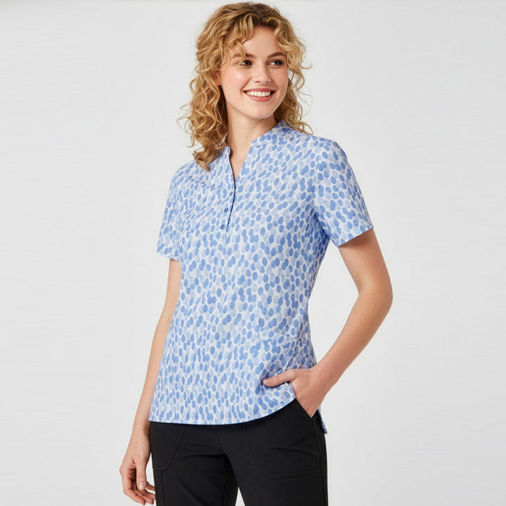 CS450LS - Womens Fashion Biz Florence Stardust Print Tunic