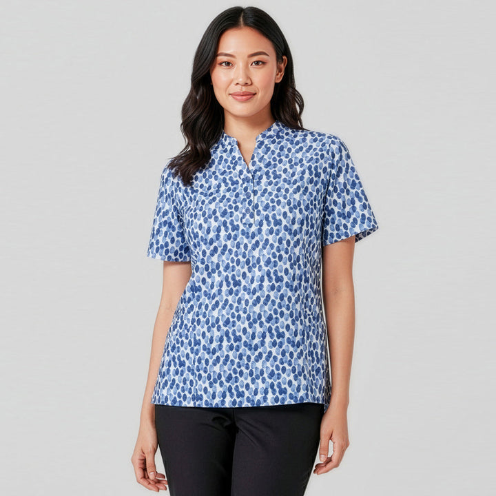 CS450LS - Womens Fashion Biz Florence Stardust Print Tunic