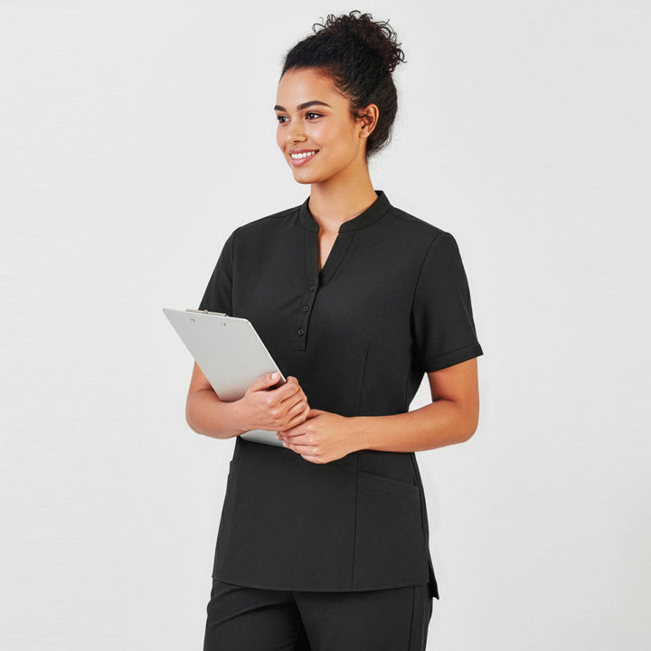 CS949LS - Womens Fashion Biz Florence Plain Tunic