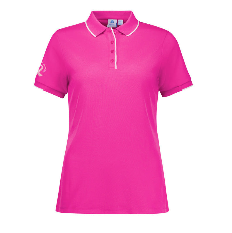 CST313LS - Womens Bizcare Pink Polo