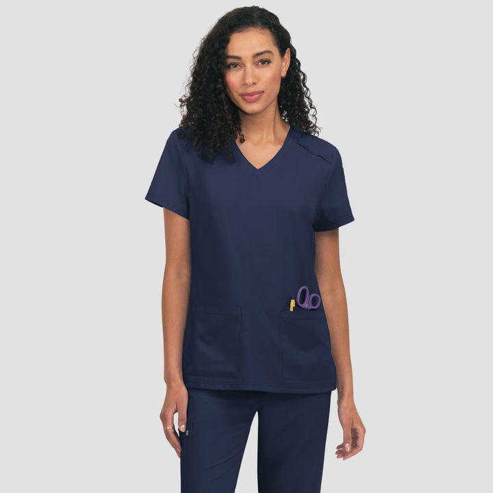 C101 - Womens Koi Cureology Cardi Scrub Top