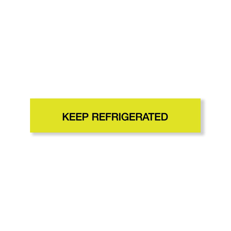 STOCK STICKERS - Keep Refrigerated