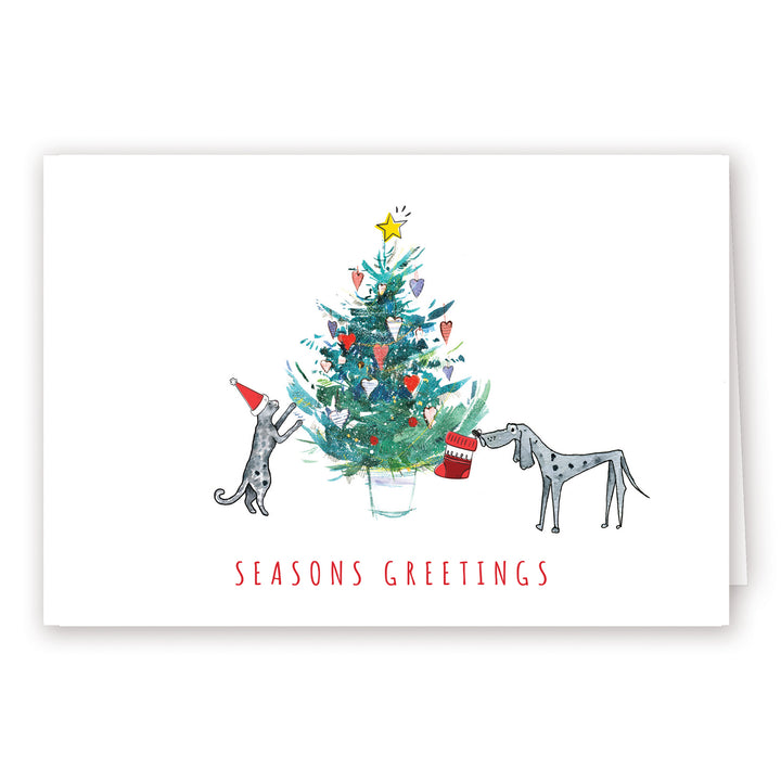 Custom Printed Christmas Card Packs - Seasons Greetings 1