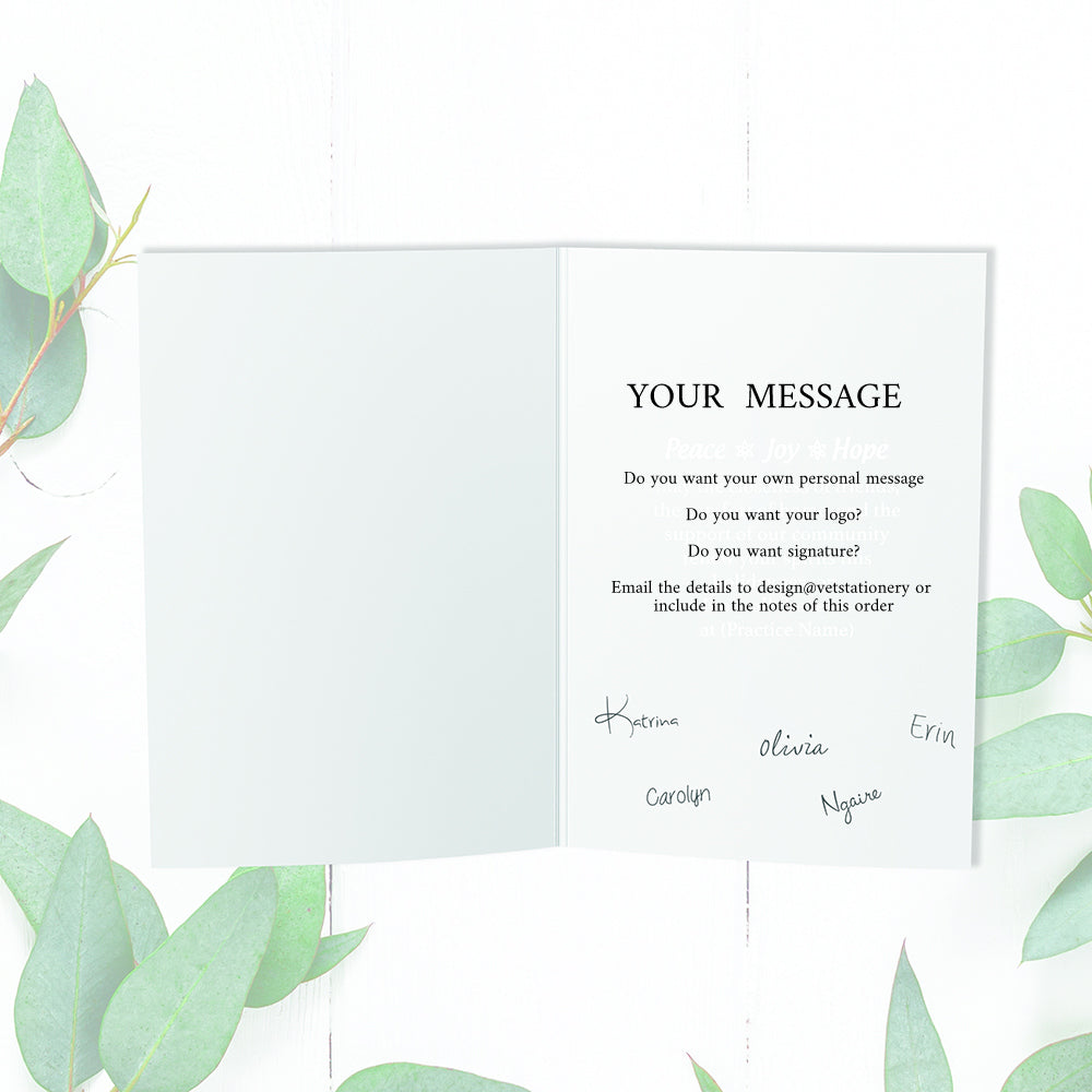 Custom Printed Christmas Card Packs- Joy
