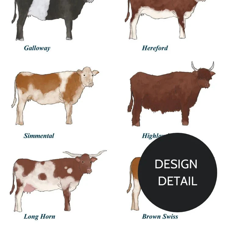 Dr Woof Scrub Cap - Cows