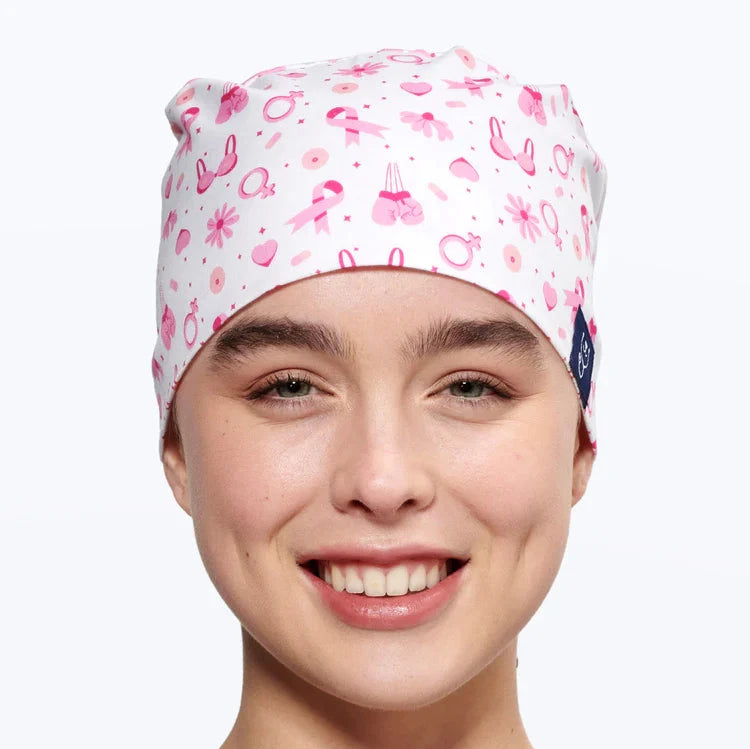 Dr Woof Scrub Cap - Breast Cancer Awareness