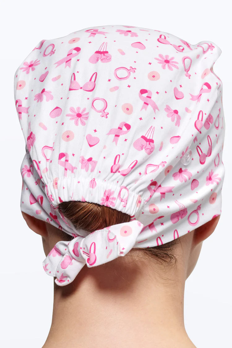 Dr Woof Scrub Cap - Breast Cancer Awareness