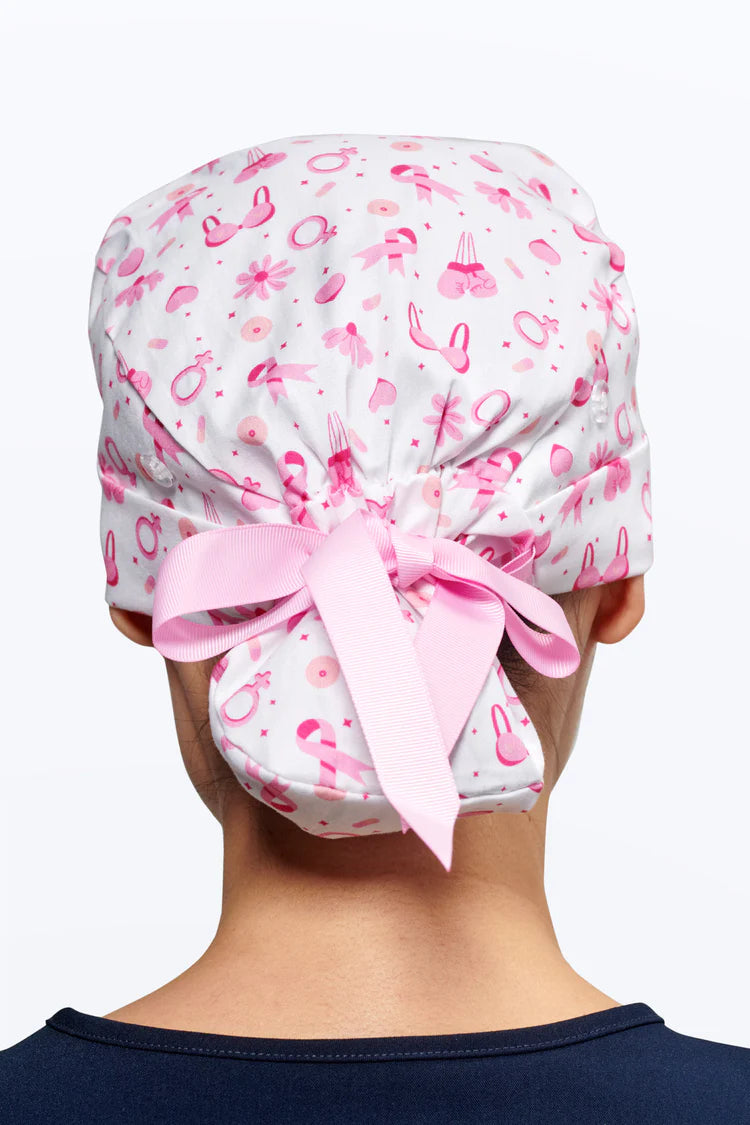 Dr Woof Scrub Cap - Breast Cancer Awareness