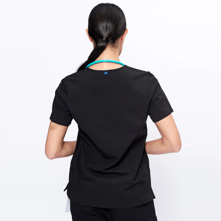 Womens Dr Woof 3-Pocket Scrub Top