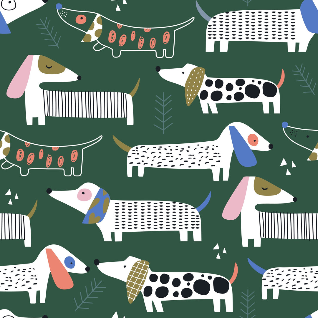 Unisex Shiftready Printed Scrub Pant - Dogs on the Green