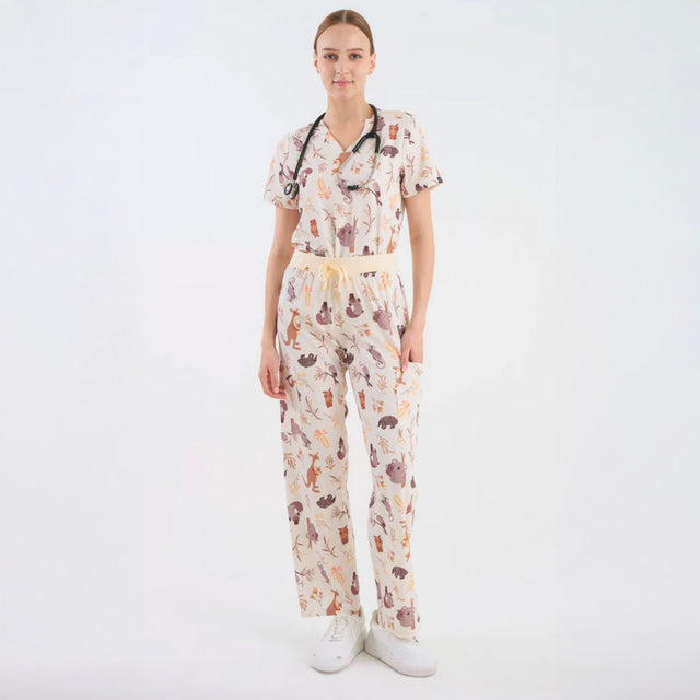 Dr Woof Scrub Set - Aussie Natives – VetStationery