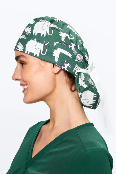 Dr Woof Scrub Cap - Safari