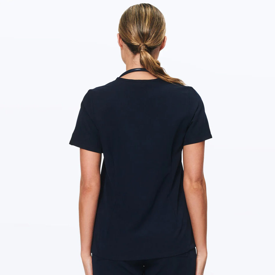 Womens Dr Woof 3-Pocket Scrub Top